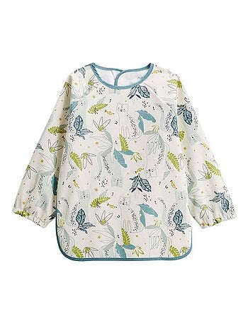 Lot de 2 bavoirs tablier manches longues Oscar