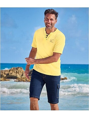 Lot de 2 Bermudas Cargo en Jean Léger - ATLAS FOR MEN