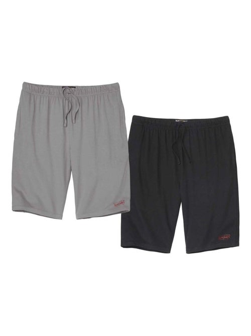 Lot de 2 Bermudas Jersey Active Sport  - Atlas For Men - Kiabi