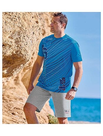 Lot de 2 Bermudas Jersey Running - ATLAS FOR MEN