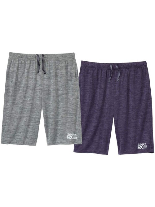 Lot de 2 Bermudas Sport   - ATLAS FOR MEN - Kiabi