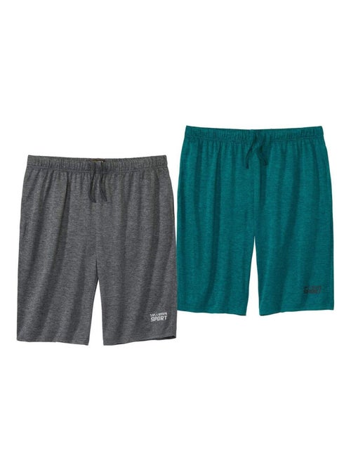 Lot de 2 Bermudas Sport Chinés   - ATLAS FOR MEN - Kiabi