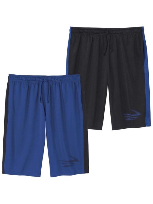 Lot de 2 Bermudas Sport Line   - ATLAS FOR MEN - Kiabi