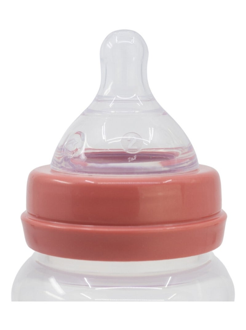 LOT DE 2 BIBERON 360 ML TETINE SILICONE DEBIT 3 POSITIONS MINNIE COLLECTOR Blanc Rose Noir - Kiabi