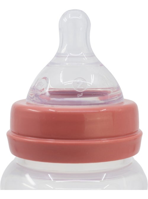 Lot de 2 biberon 360 ml tetine silicone debit 3 positions minnie collector - Kiabi