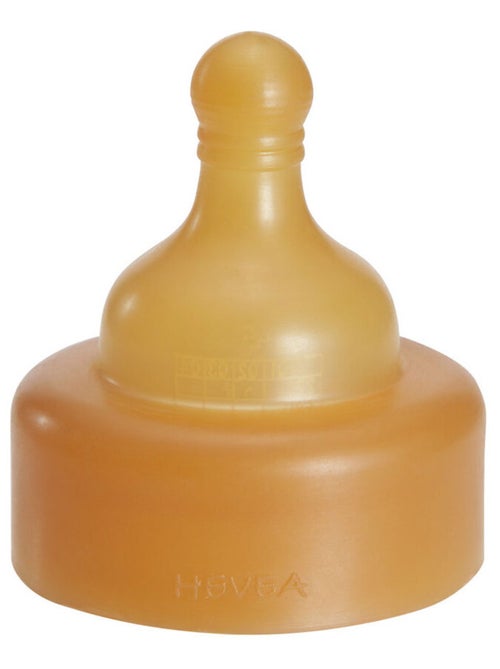 Lot de 2 biberons en verre et caoutchouc naturel - 150 ml - Kiabi Lot de 2 biberons en verre et caoutchouc naturel - 150 ml - Kiabi