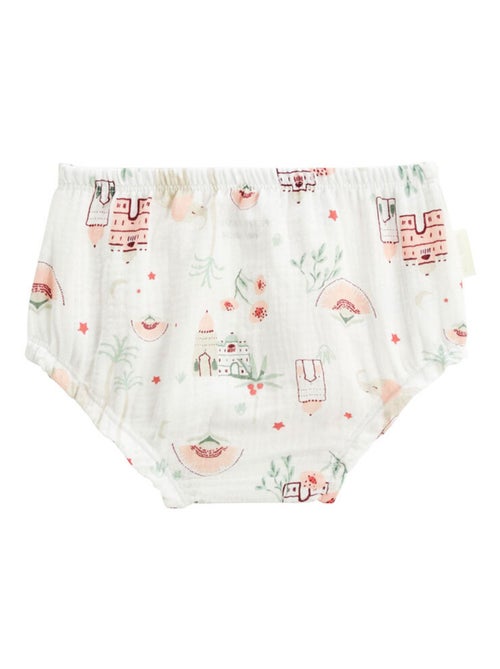 Lot de 2 bloomers bébé en gaze de coton Arya - Kiabi