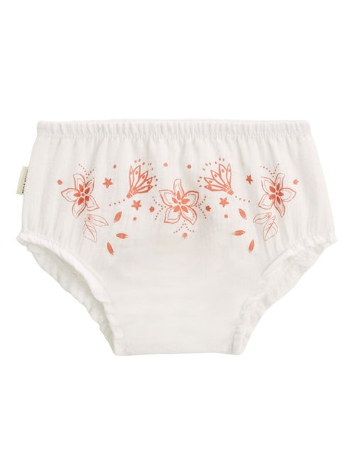 Lot de 2 bloomers bébé en gaze de coton Fiesta - Kiabi