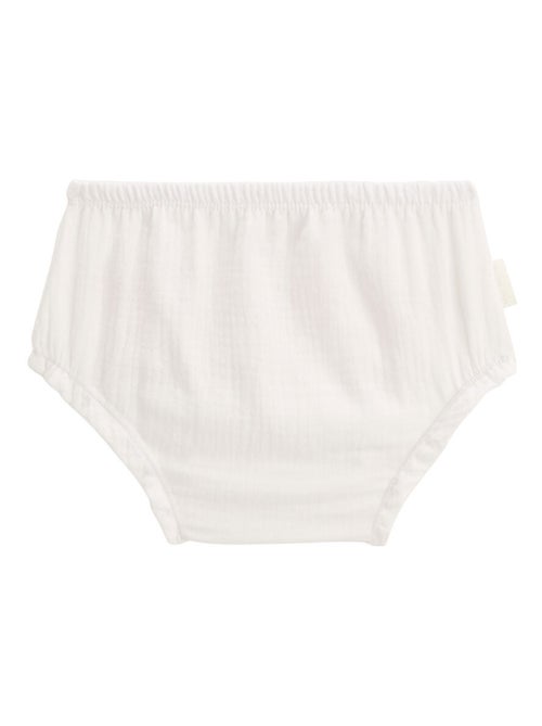 Lot de 2 bloomers bébé en gaze de coton Fiesta - Kiabi