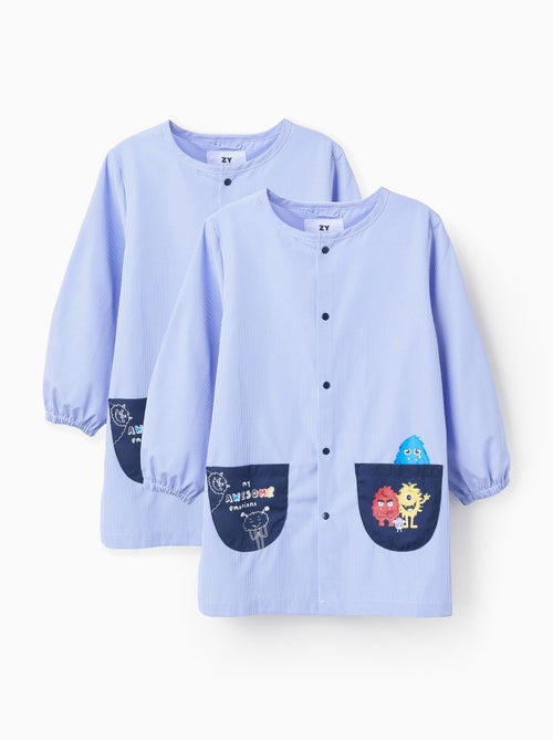 Lot de 2 Blouses DÉcole Emotions de Vichy - Kiabi