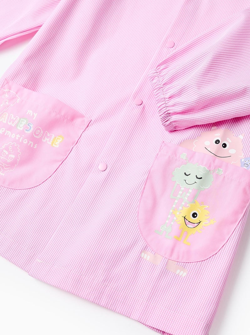 Lot de 2 Blouses DÉcole Vichy Rose clair - Kiabi