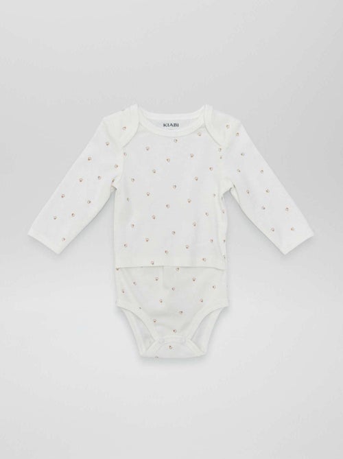Lot de 2 bodies - collection facile à enfiler - Kiabi