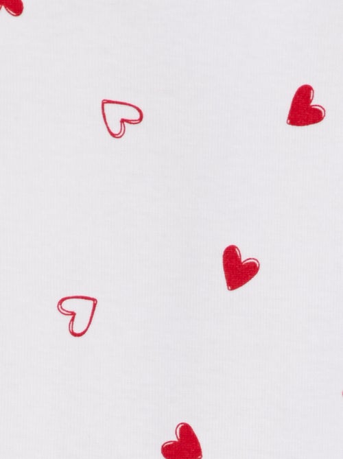 Lot de 2 bodies - Saint-valentin - Kiabi