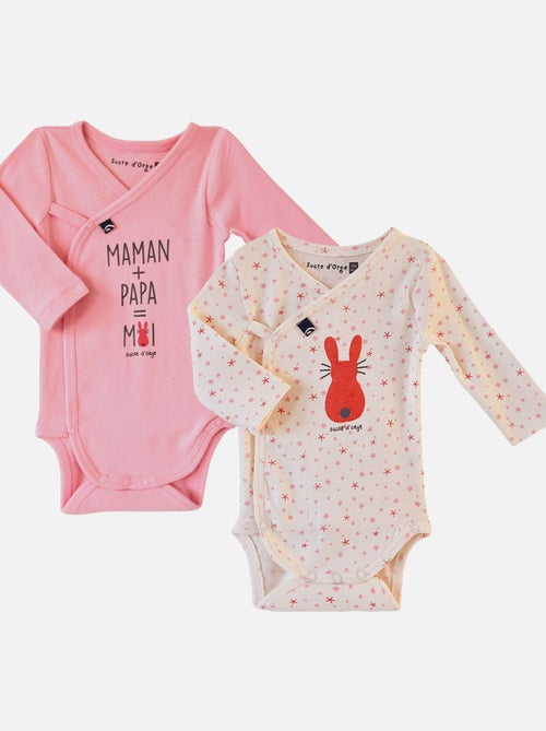 LOT DE 2 BODIES 1ER AGE DIGGY - Kiabi