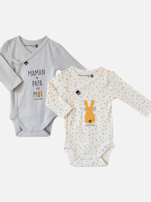 LOT DE 2 BODIES 1ER AGE DOG - Kiabi