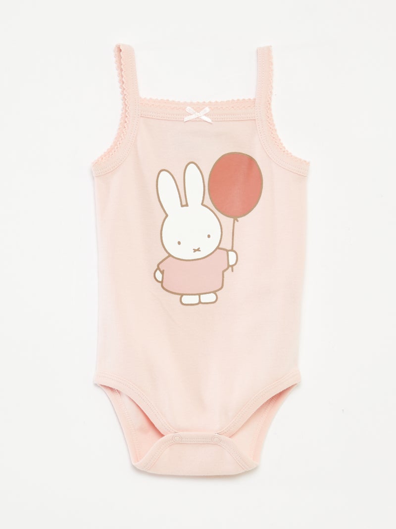 Lot de 2 bodies à fines bretelles 'Miffy' - 2 pièces BEIGE - Kiabi