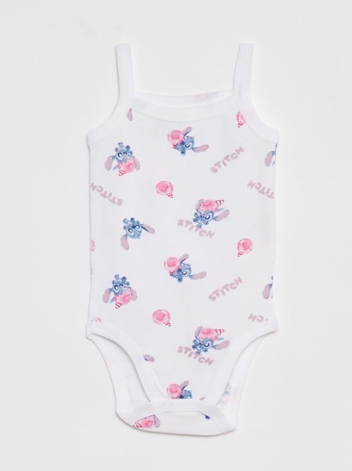 Lot de 2 bodies à fines bretelles 'Stitch' - Kiabi