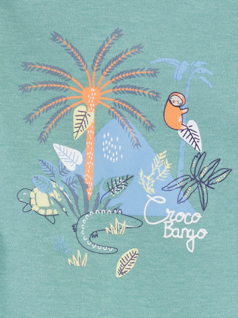 Lot de 2 bodies à imprimés 'Petit Béguin' VERT - Kiabi