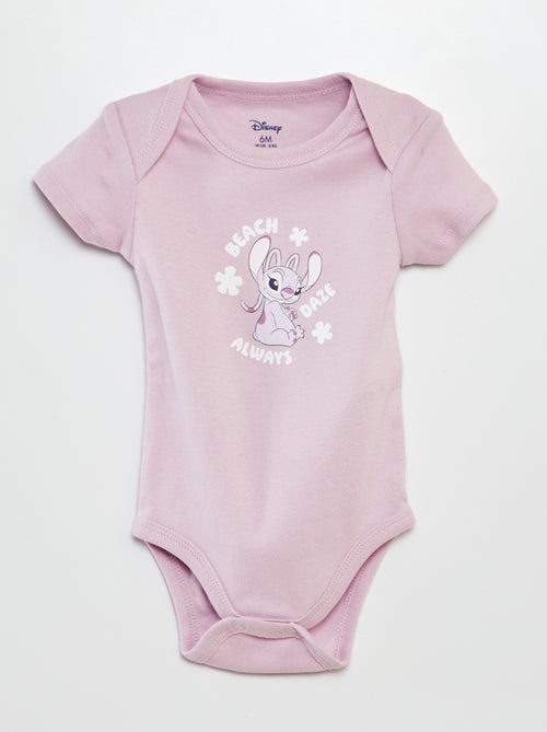 Lot de 2 bodies à manches courtes 'Angel' 'Disney' - Kiabi