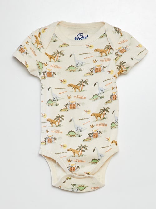 Lot de 2 bodies à manches courtes 'Jurassic Park' 'Universal' - Kiabi