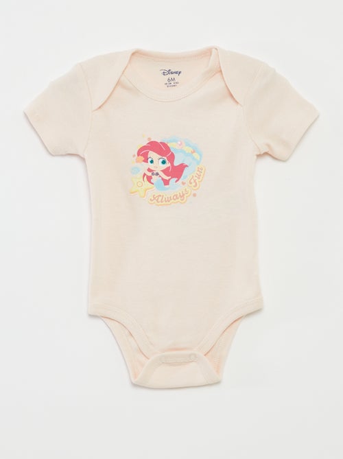 Lot de 2 bodies à manches courtes 'Princesses' 'Disney' - Kiabi