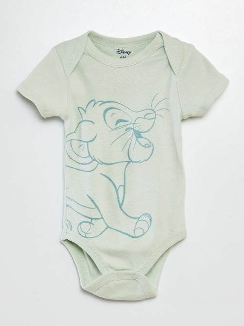 Lot de 2 bodies à manches courtes 'Simba' 'Disney' - Kiabi