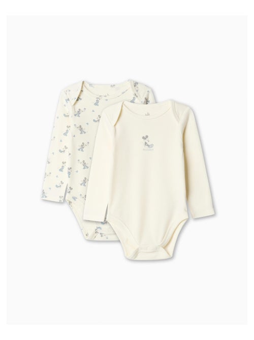 Lot de 2 bodies à manches longues, Disney MO Fashion - Kiabi