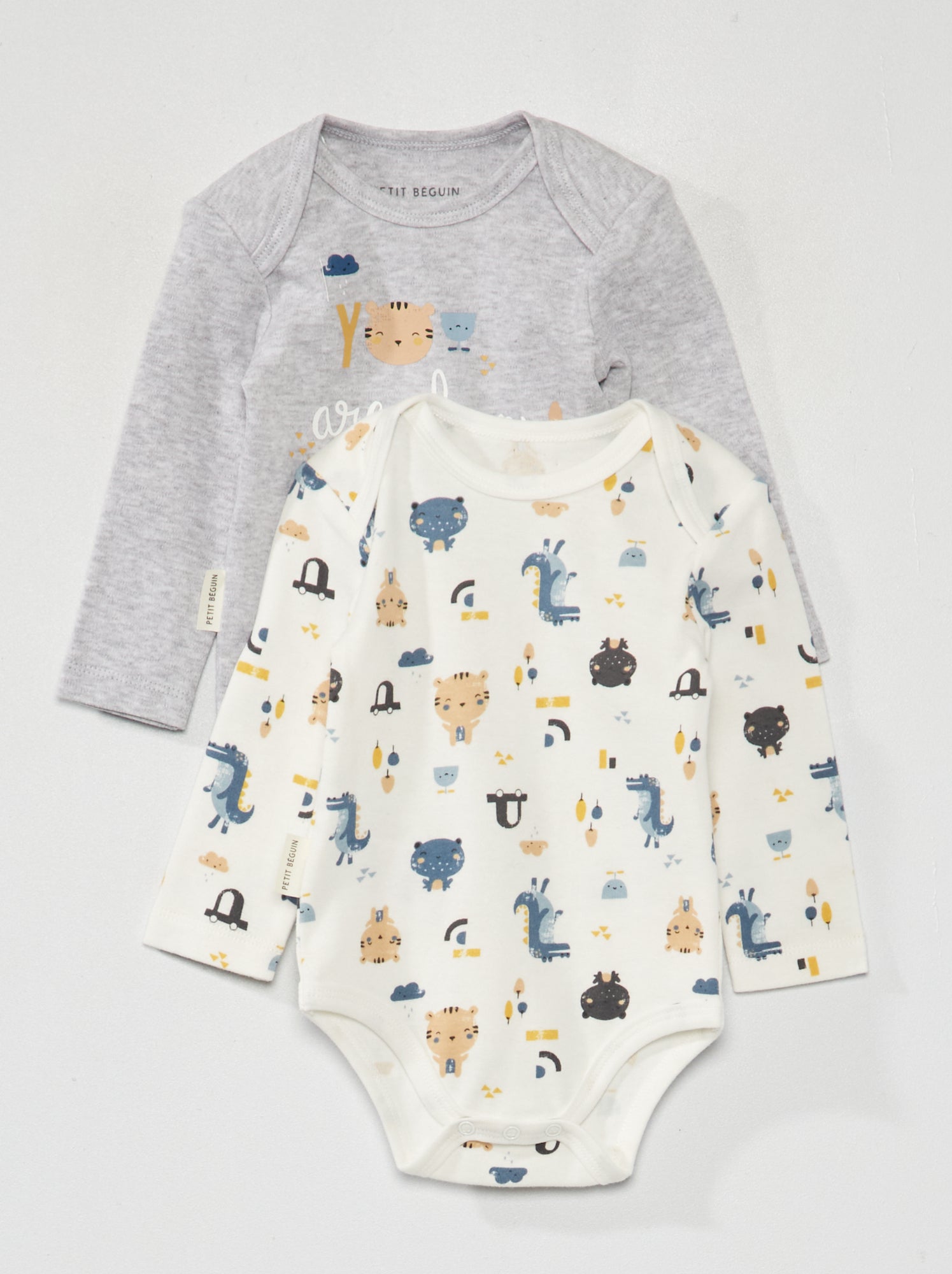 NEXT - Lot De 5 Bodies Bébé à Manches Longues En Coton - Couleurs Assorties - 2