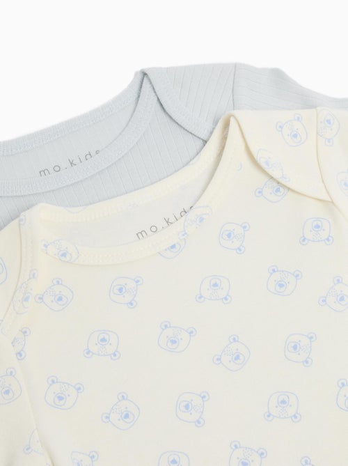 Lot de 2 bodies à manches longues MO Fashion - Kiabi