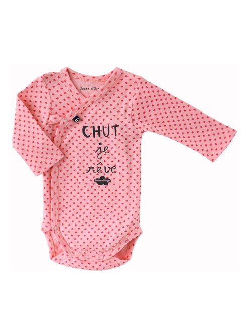 Lot de 2 bodies Astrid Sucre d'orge - Kiabi