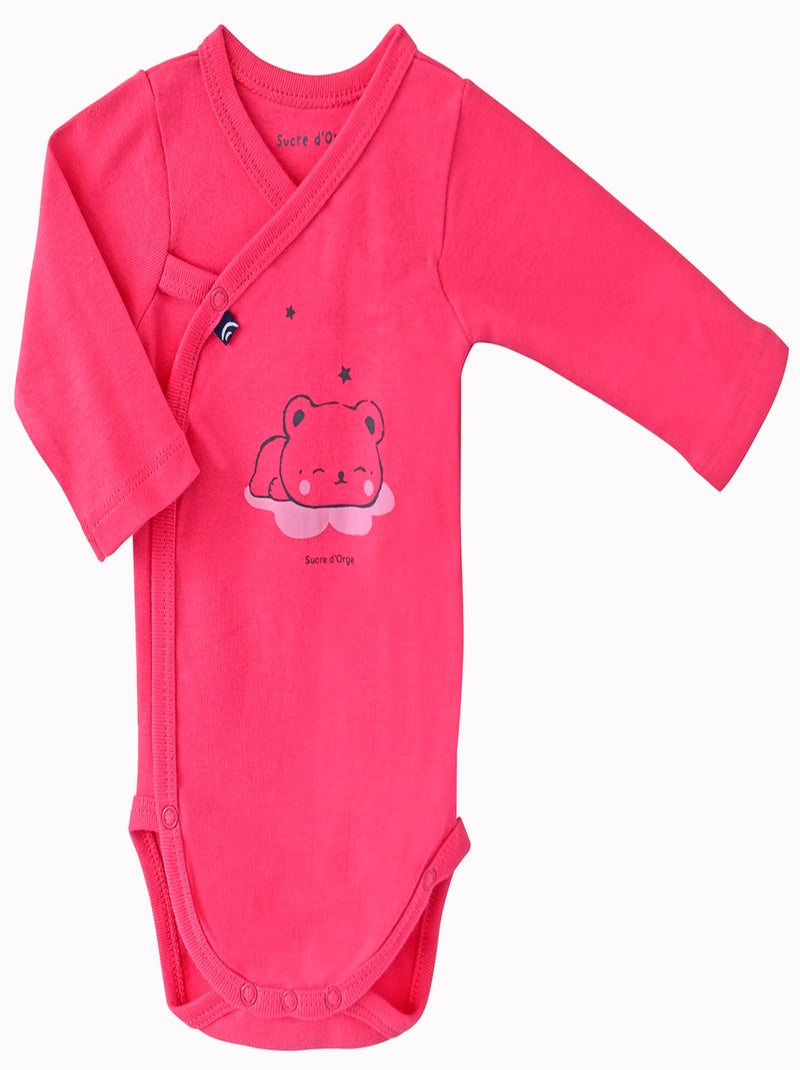 Lot de 2 bodies Astrid Sucre d'orge Rose - Kiabi