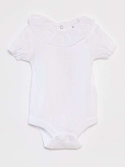 Lot de 2 bodies avec col fantaisiste - Kiabi