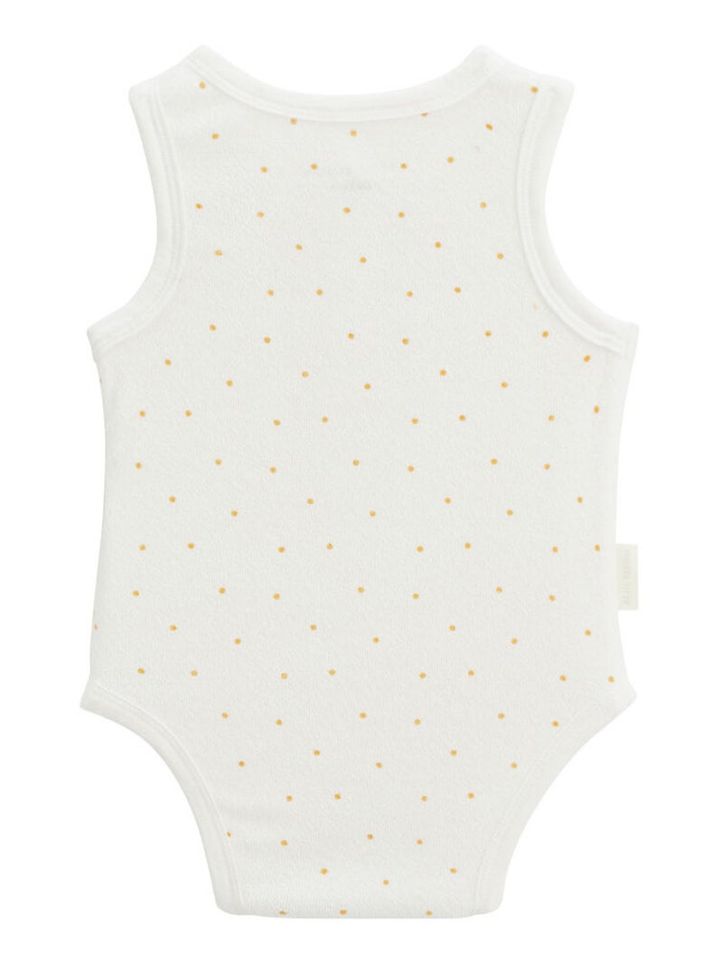 Lot de 2 bodies bébé à bretelles en éponge Bahamas Orange - Kiabi
