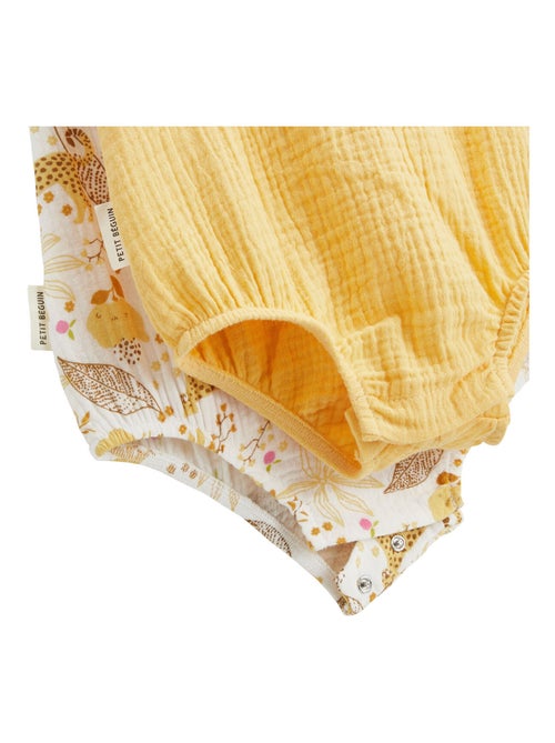 Lot de 2 bodies bébé bloomer Ciao Milano - Kiabi