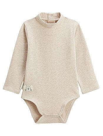 Lot de 2 bodies bébé col roulé manches longues Cracotte