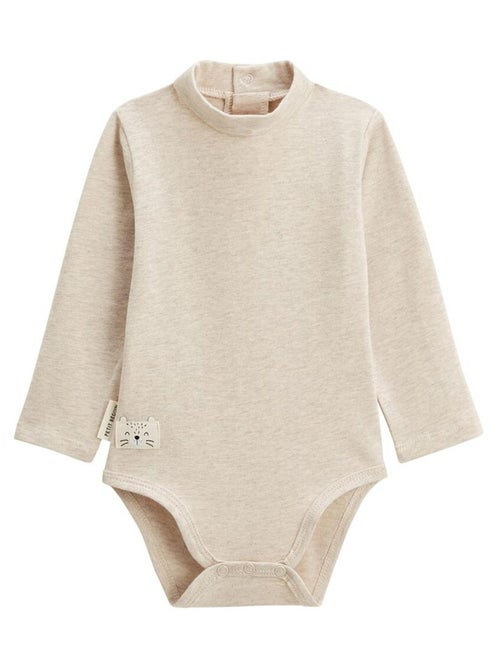 Lot de 2 bodies bébé col roulé manches longues Cracotte - Kiabi