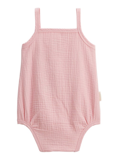 Lot de 2 bodies bébé en gaze de coton Bahamas - Kiabi