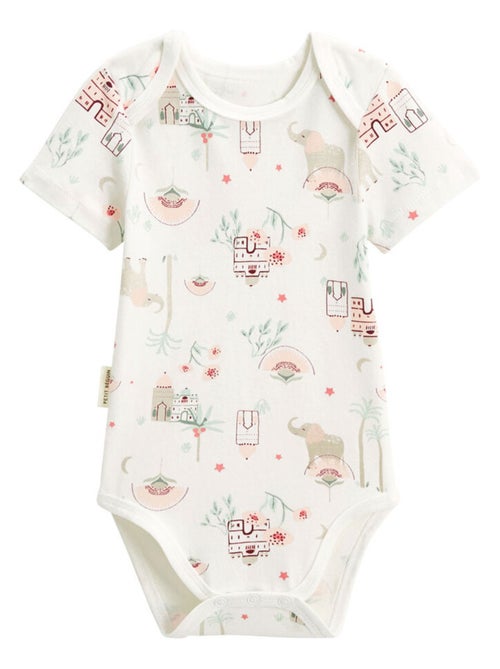Lot de 2 bodies bébé manches courtes Arya - Kiabi