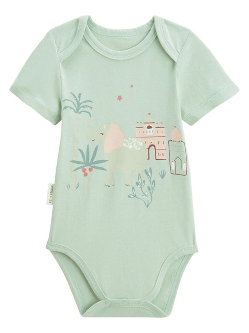 Lot de 2 bodies bébé manches courtes Arya - Kiabi