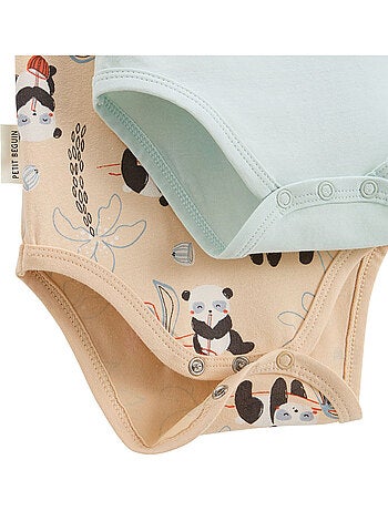 Lot de 2 bodies bébé manches courtes Bento