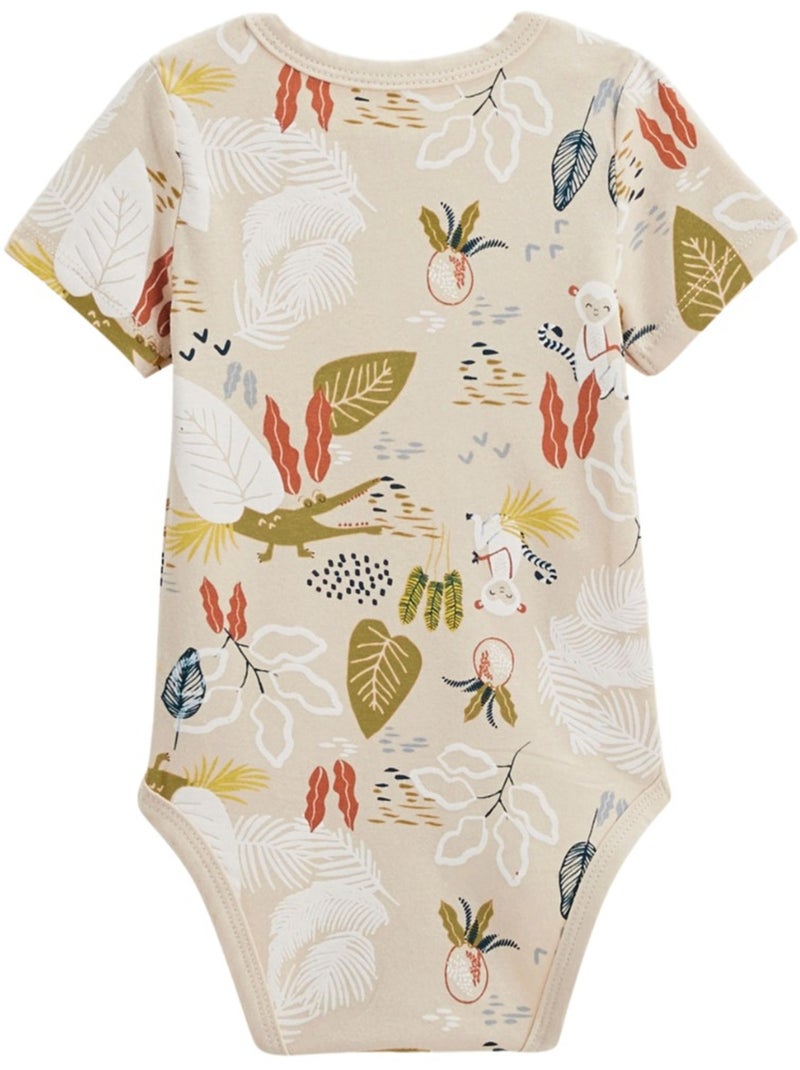 Lot de 2 bodies bébé manches courtes Costa Vert - Kiabi