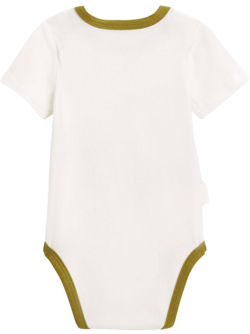 Lot de 2 bodies bébé manches courtes Costa Vert - Kiabi