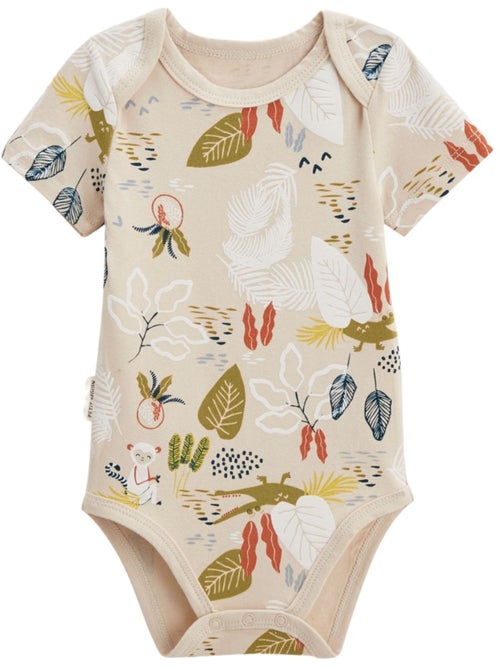 Lot de 2 bodies bébé manches courtes Costa - Kiabi