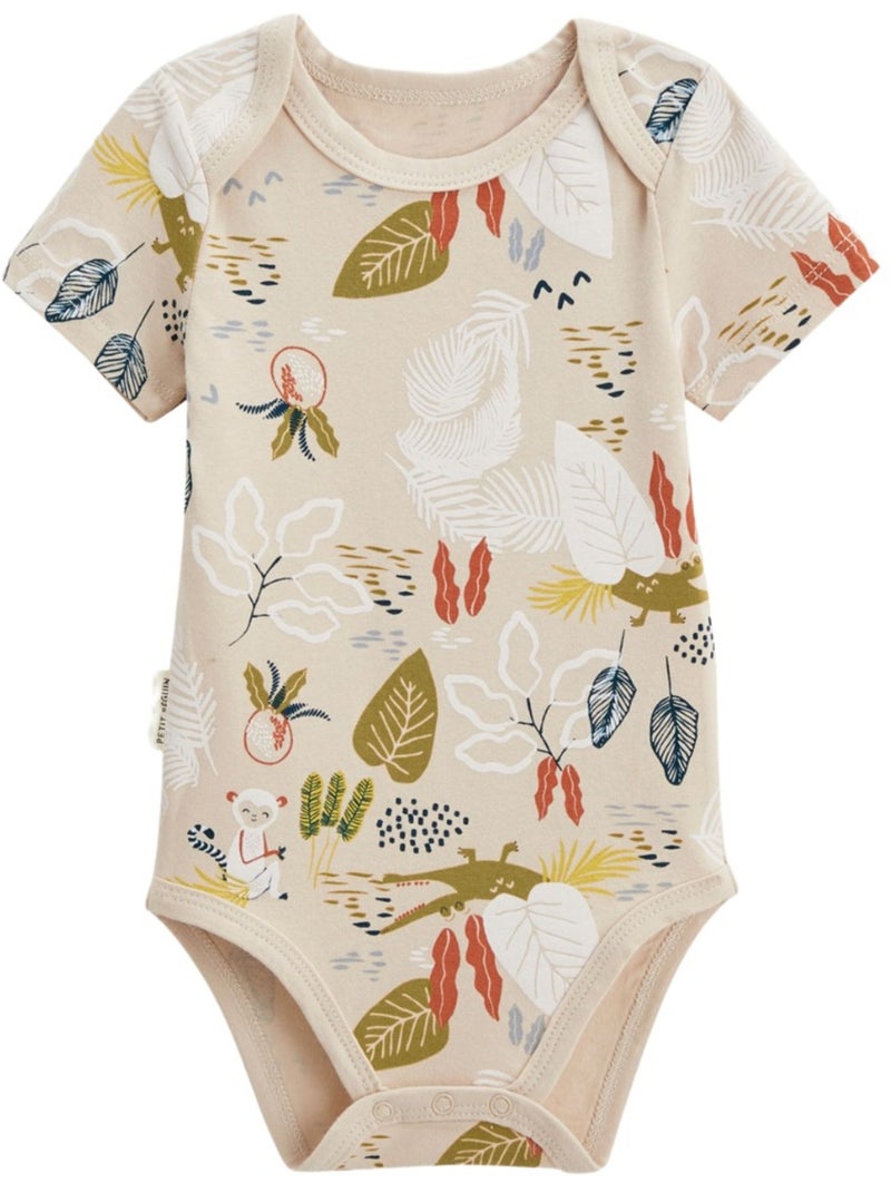 Lot de 2 bodies bébé manches courtes Costa Vert - Kiabi