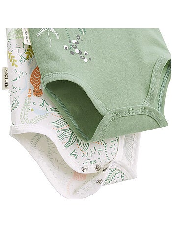 Lot de 2 bodies bébé manches courtes Kanha