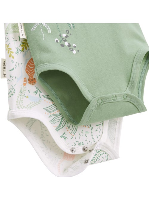 Lot de 2 bodies bébé manches courtes Kanha - Kiabi