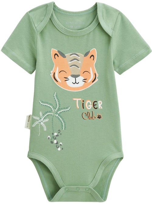 Lot de 2 bodies bébé manches courtes Kanha - Kiabi