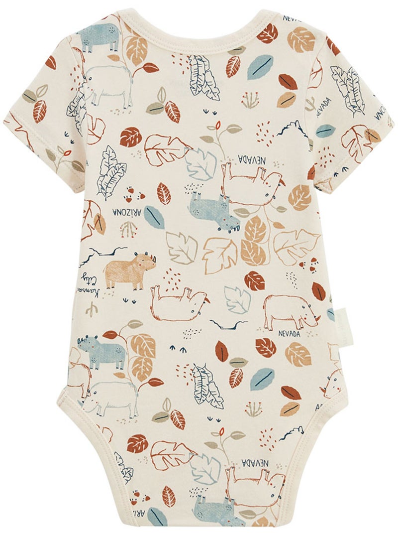 Lot de 2 bodies bébé manches courtes Kansas City Camel - Kiabi