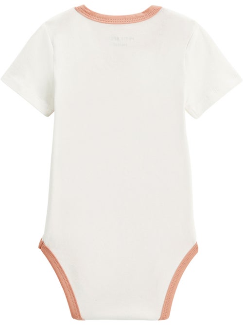 Lot de 2 bodies bébé manches courtes Mindanao - Kiabi