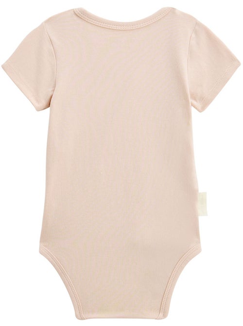 Lot de 2 bodies bébé manches courtes ouverture croisée Louison - Kiabi